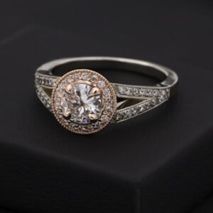 Zara Solitaire Stack Ring