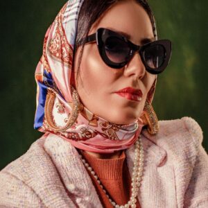 Blush Silk Scarf